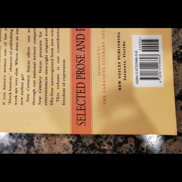 New Century Voices Anthology PaperBack - Picture 4 of 4